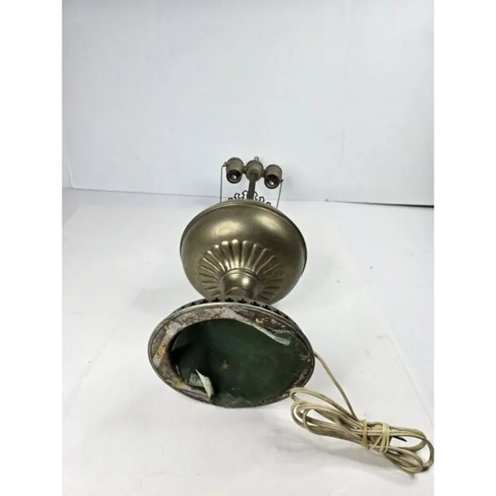 Collectable Vintage Antique Aladdin Oil‎ Lamp Converted Electric Light Vtg Rare
